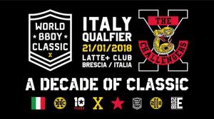 World Bboy Classic ITALY Qualifier 2018