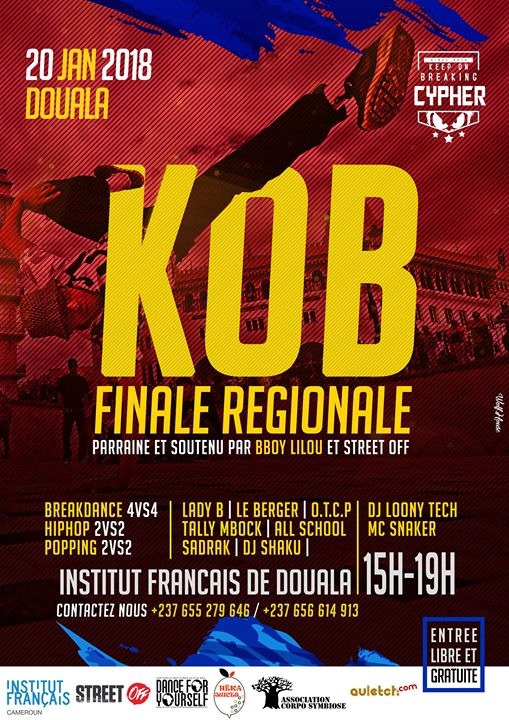 KEEP ON Breaking Douala 2018 poster