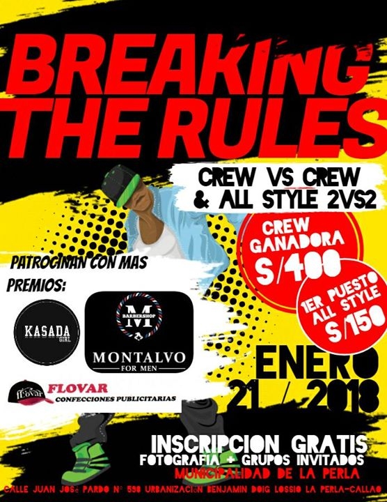 Breaking the Rule 2018 poster