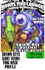 Wednesday Night HipHop and B-Boy Battle 2018