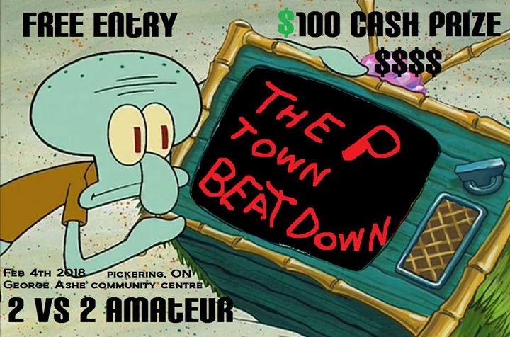 The P Town Beat Down 2018 poster