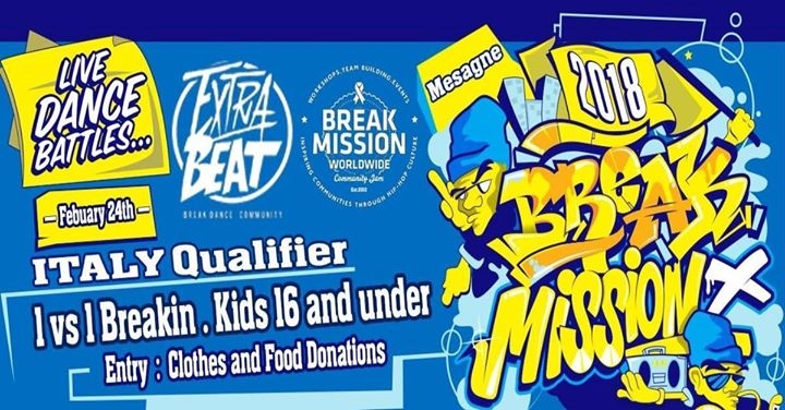 Break Mission Italy Qualifier 2018 poster