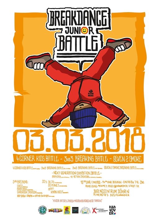 Breakdance Juniorbattle 2018 poster