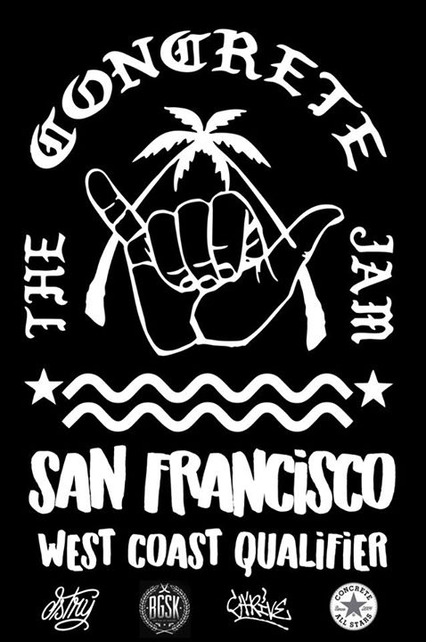 Concrete Jam SF 2018 poster