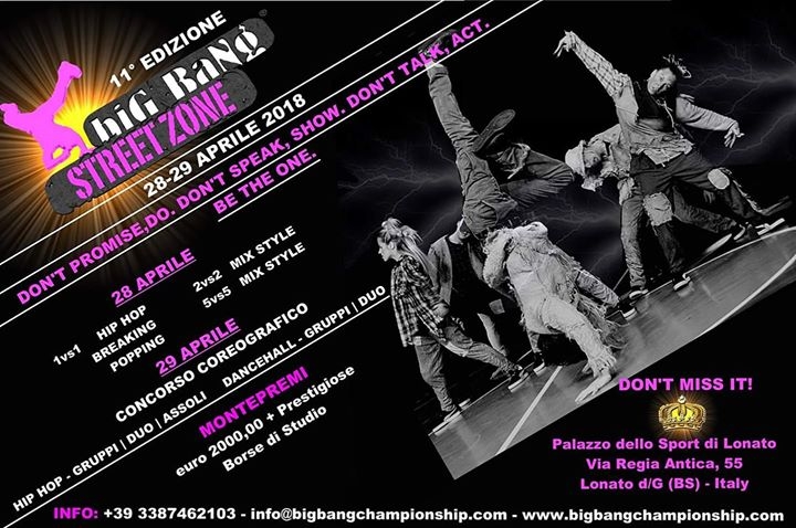 Big Bang Street Zone 11 poster