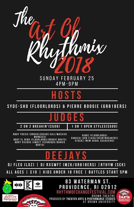 The Art of Rhythmix 2018 poster