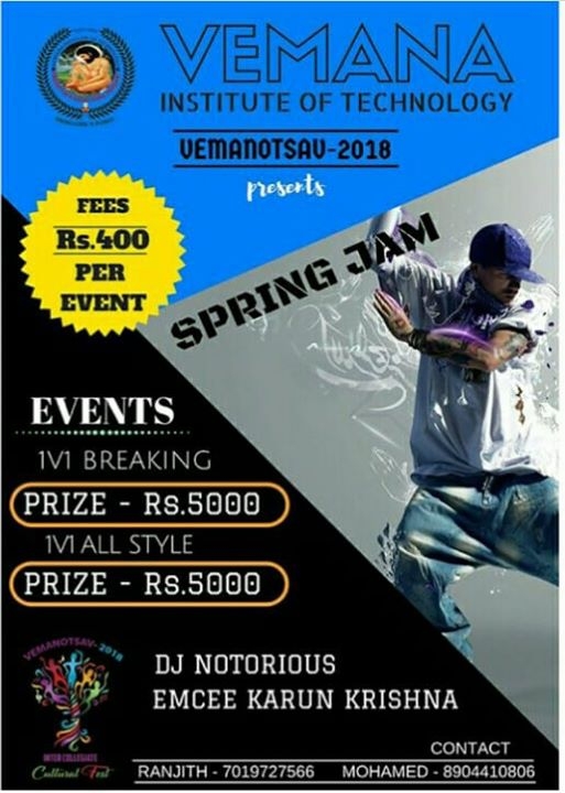 Spring Jam 2018 poster