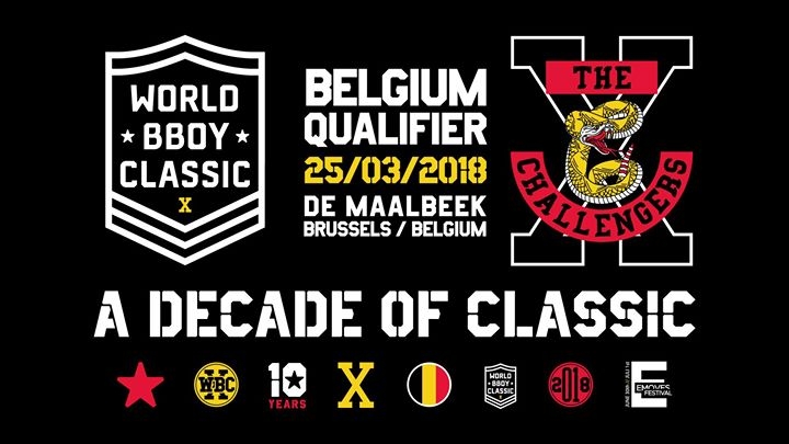 World Bboy Classic: Belgium Qualifier 2018 poster