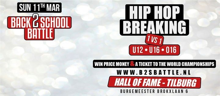 Back 2 School Battle Tilburg 2018 poster