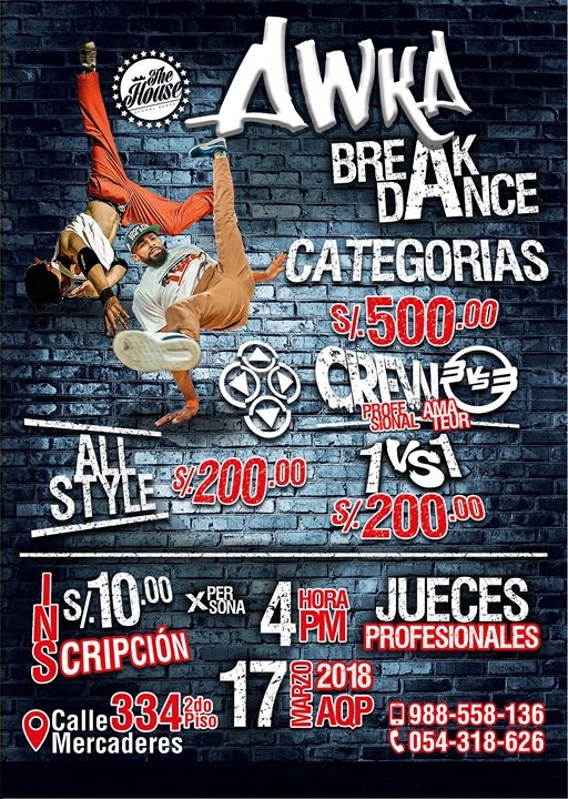 AWKA Breakdance 2018 poster