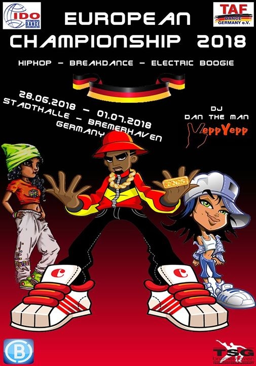 IDO European Championships 2018 poster