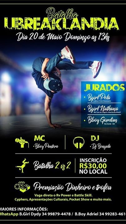 Ubreaklândia 2018 poster