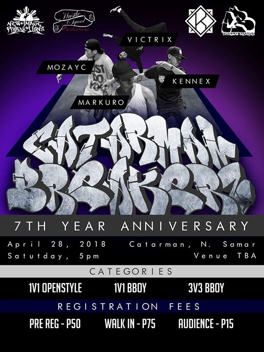 CB crew 7th year Anniversary Jam 2018 poster