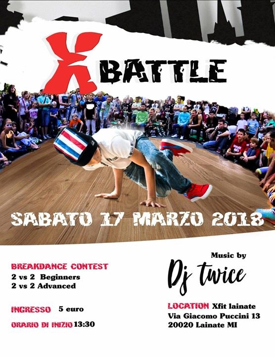 X BATTLE 2018 poster
