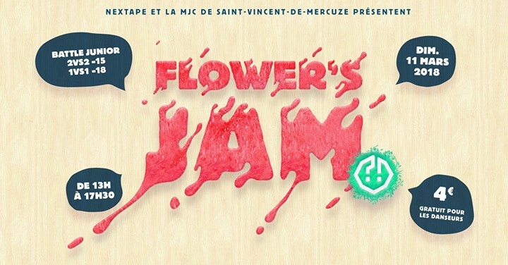 Flower's Jam 2018 poster