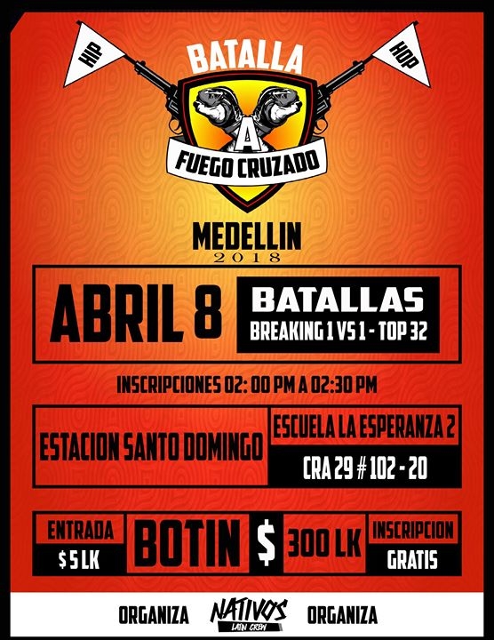 Batalla A Fuego Cruzado 2018 poster
