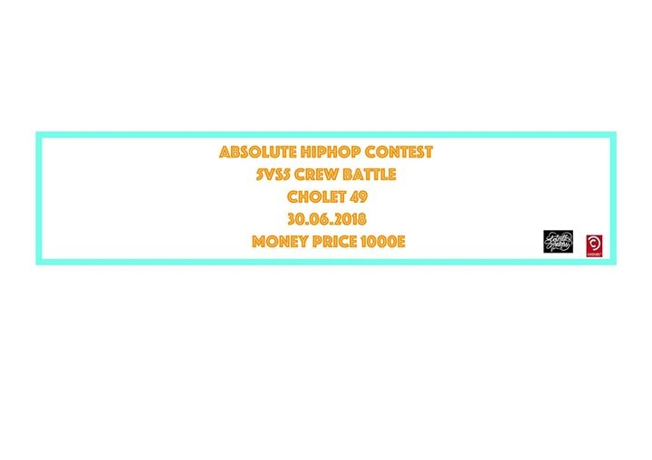Absolute HipHop Contest 2018 poster