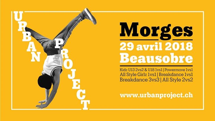 Urban Project Morges 2018 poster