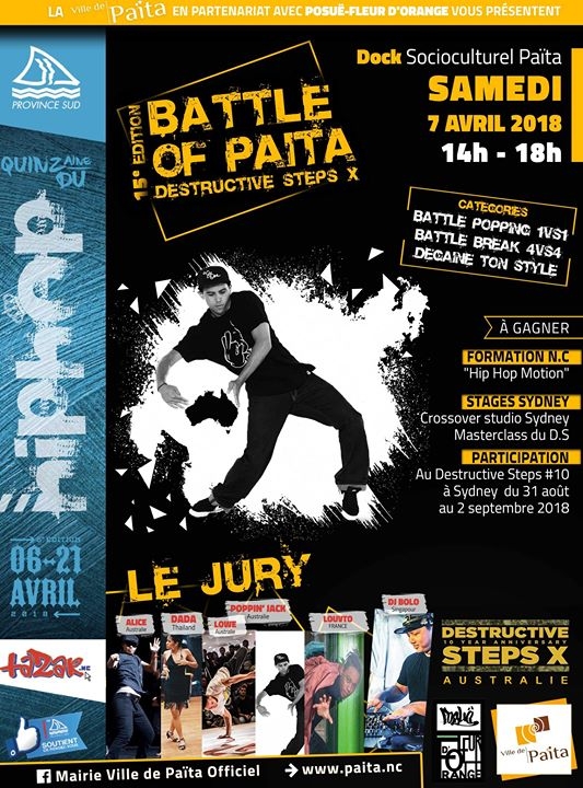 Battle of Païta / Destructive Steps Nc 2018 poster