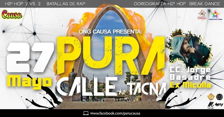 Clasificatoria al Festival Internacional Pura Calle - Tacna 2018 poster