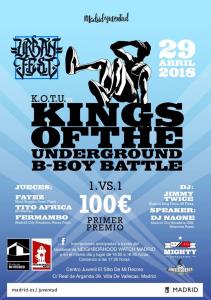 Kings Of The Underground BBoy Battle Urban Fest 2018