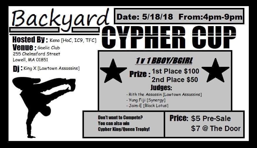 Back Yard Cypher Cup 2018 poster