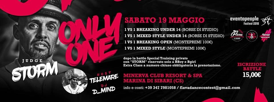 Only One Battle 2018 poster