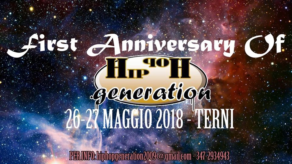 First Anniversary Of Hip Hop Generation 2018 poster