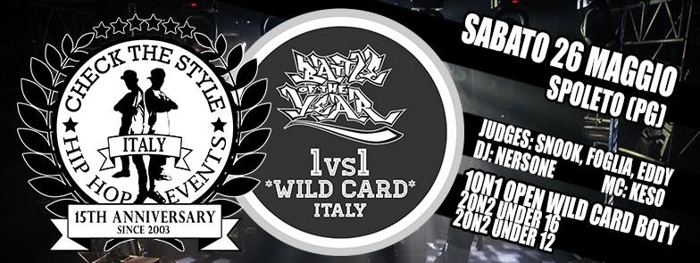 Battle Of The Year Italy Wild Card 2018 poster