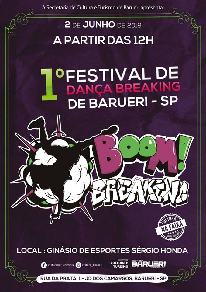 1 Festival De Breaking De Barueri 2018 poster