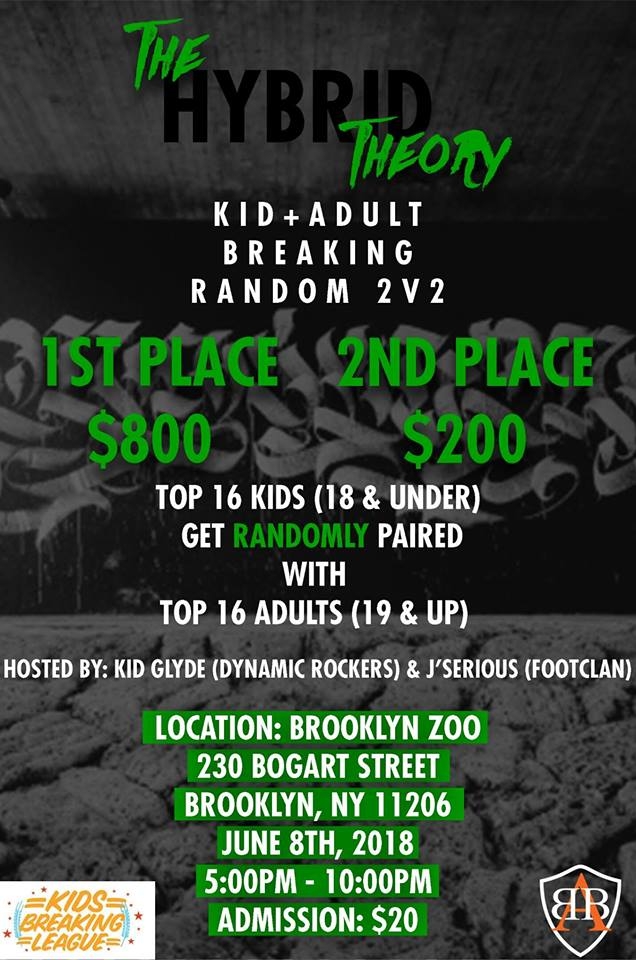 The Hybrid Theory 2018 poster