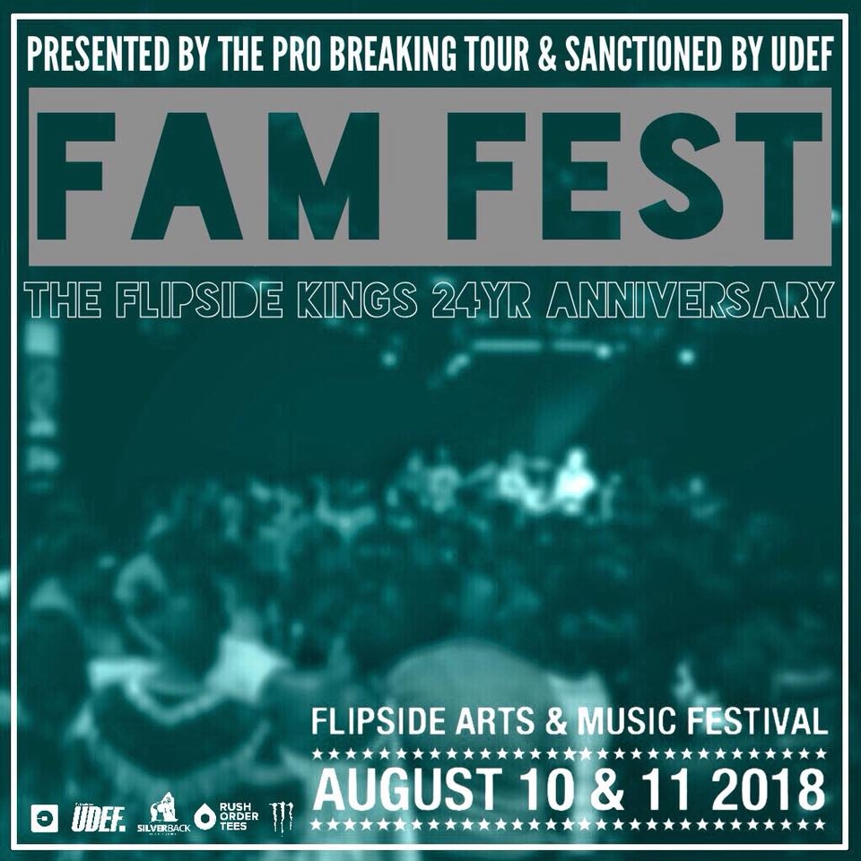 Flipside Arts & Music Festival 2018 poster