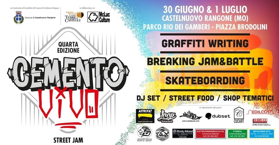 Cemento Vivo Street Jam 2018 poster