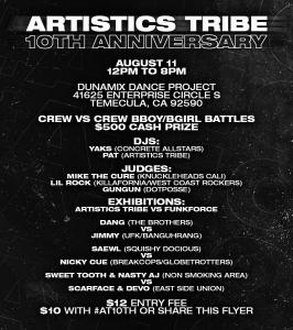 Artistics Tribe 10th Anniversary 2018