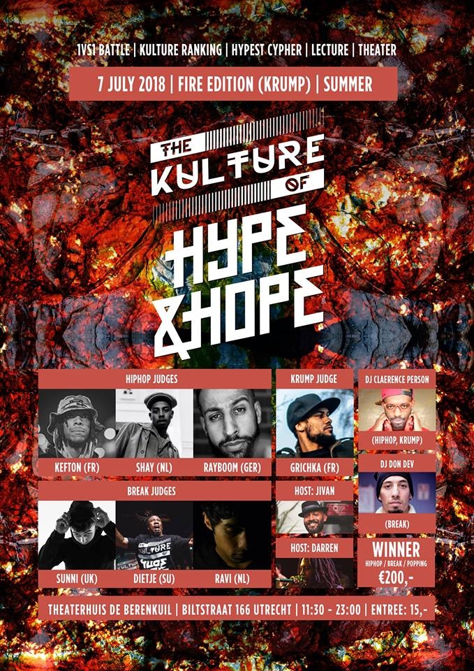 The Kulture of Hype&Hope | FIRE edition 2018 poster