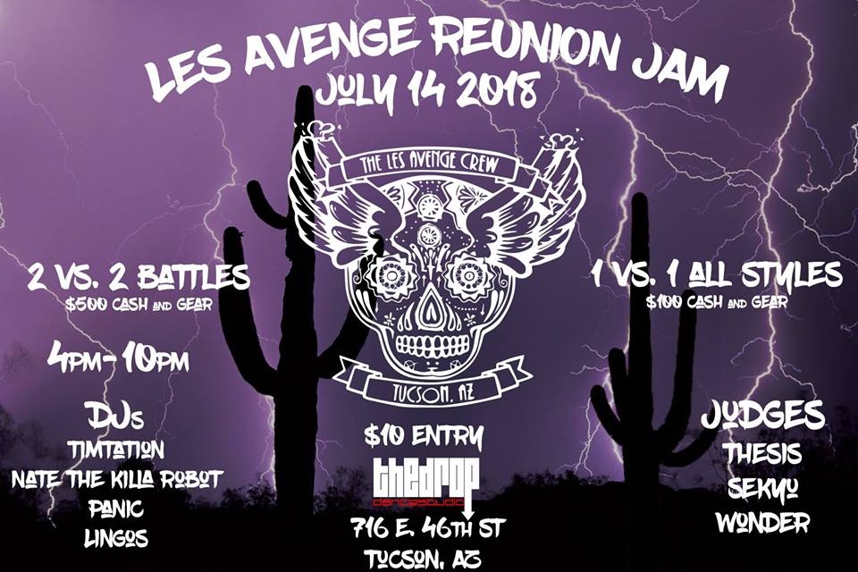 The Les Avenge Reunion Jam 2018 poster