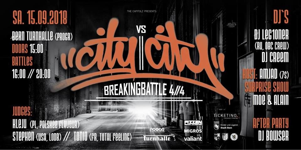 City vs. City 2018 poster