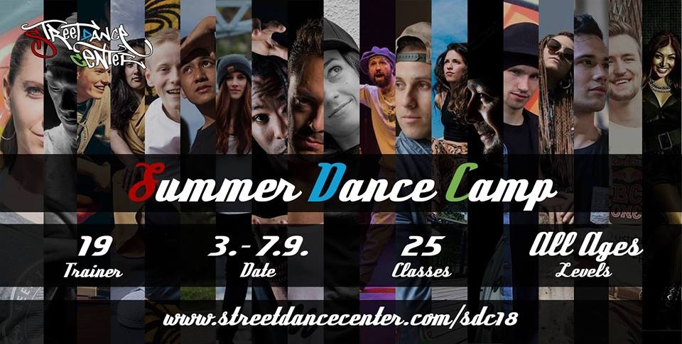 Streetdance Center Summer Dance Camp 2018 poster