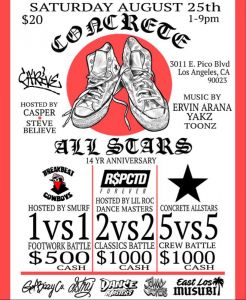 Concrete All Stars 14 Year Anniversary 2018
