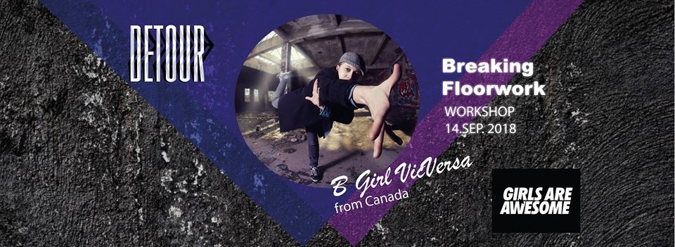 Breaking & Floorwork workshop with Bgirl VicVersa 2018 poster