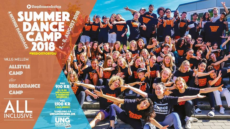 Unghorsens Summer DANCE Camp 2018 poster