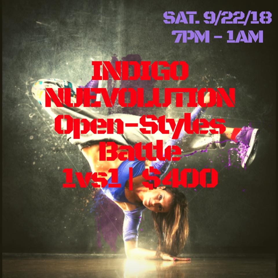 Indigo Nuevolution Open-Styles Battle 2018 poster