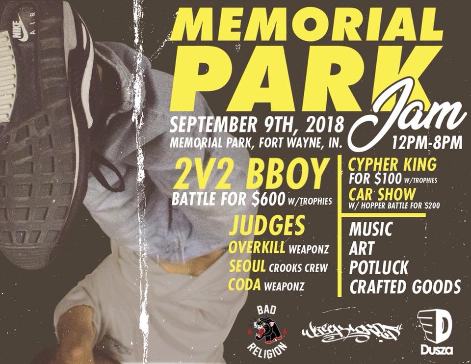Memorial Park jam 2018 poster