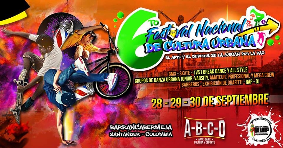 Festival Nacional de Cultura Urbana 6 poster