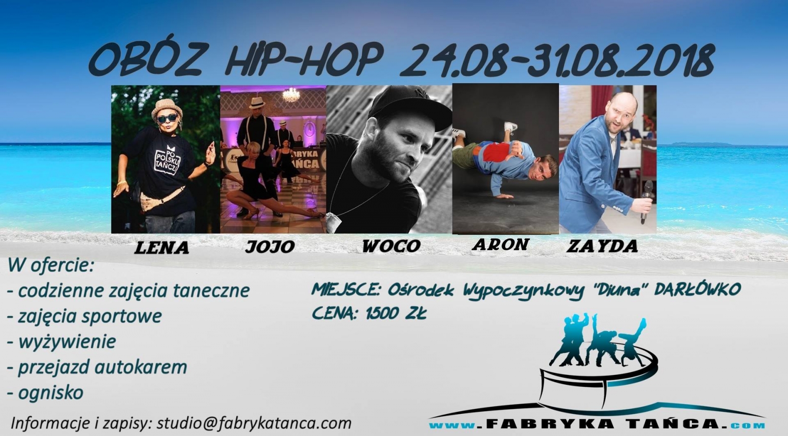 Obóz Street Dance Fabryki Tańca 2018 poster