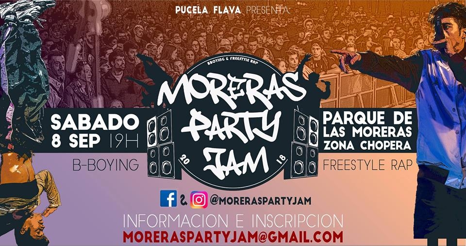 Moreras PARTY JAM 2018 poster