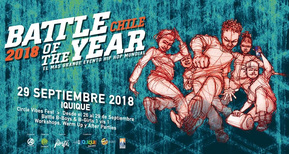 Battle Of The Year Chile 2018 poster