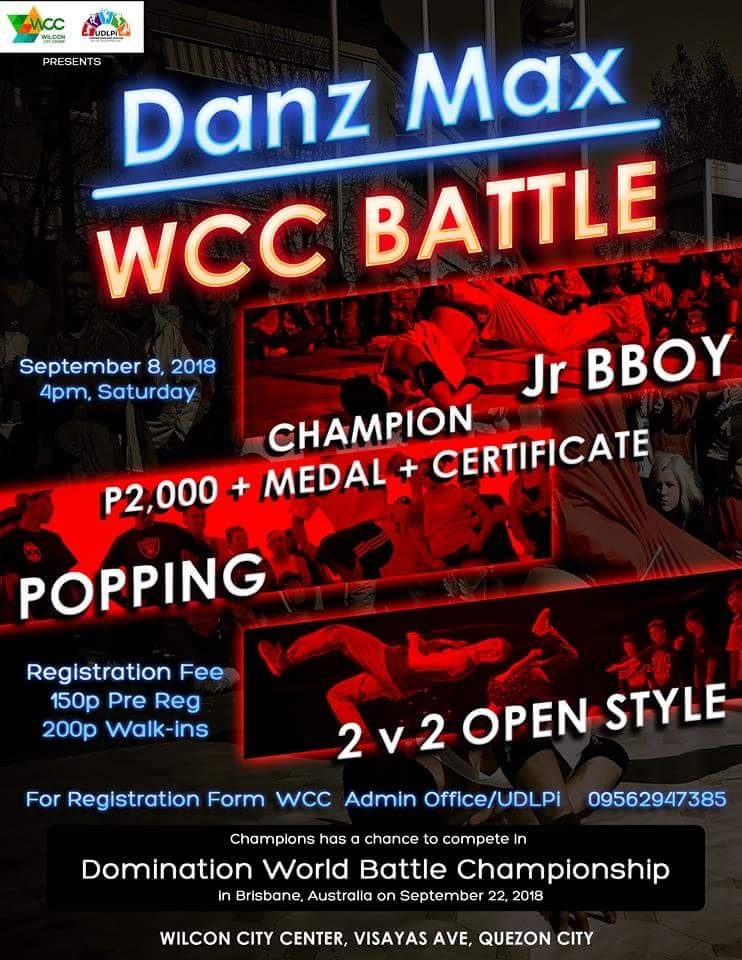 WCC : BBOY/POPPING/OPEN STYLE BATTLE 2018 poster