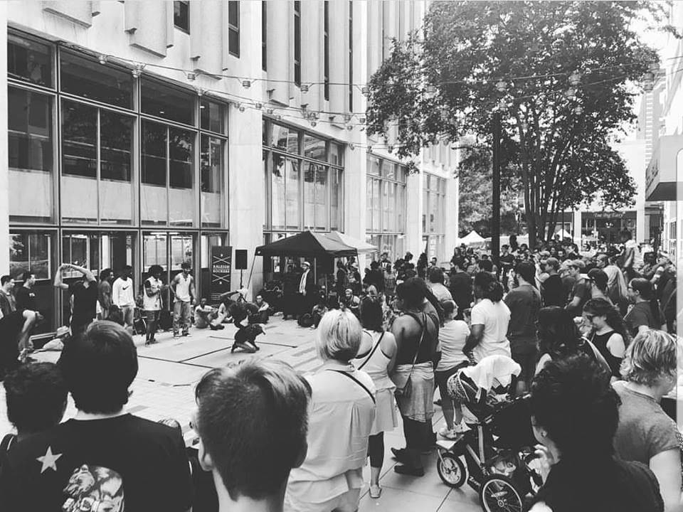 Raleigh Rockers Block Party 2018 poster