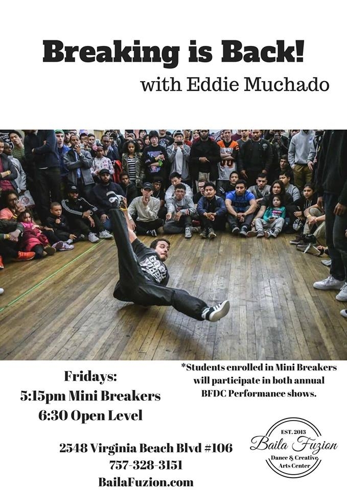 Breaking is Back at BFDC 2018 poster